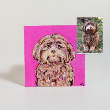 Mini Acrylic Pet Portrait