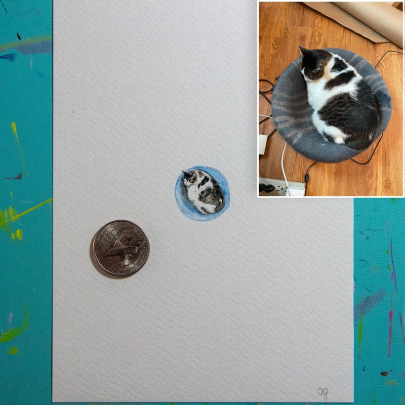 Tiny Pet Portrait, Mixed Media - Image 6