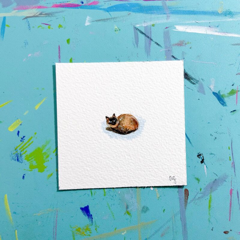 Tiny Pet Portrait, Mixed Media - Image 4