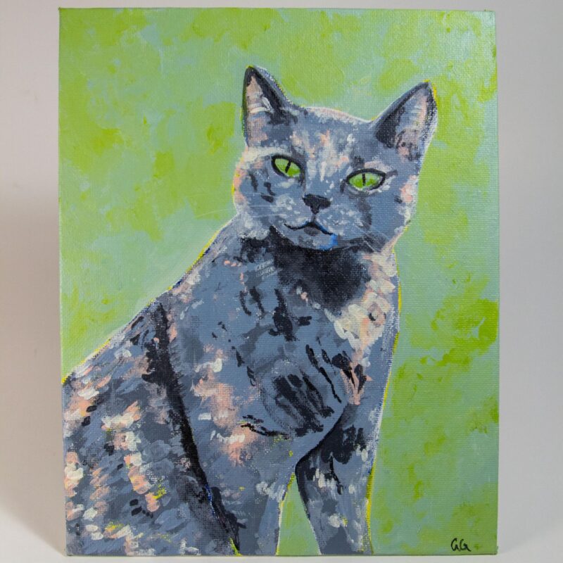 Acrylic Pet Portrait on Canvas - Image 4