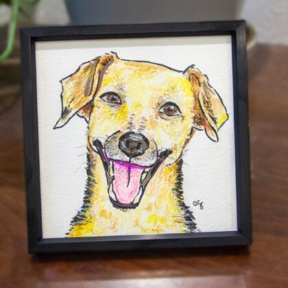 "Badly Drawn" Custom Pet Portrait