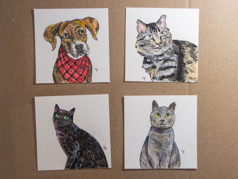 "Badly Drawn" Custom Pet Portrait - Image 2