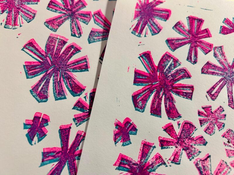 Floral Block Print - Image 4
