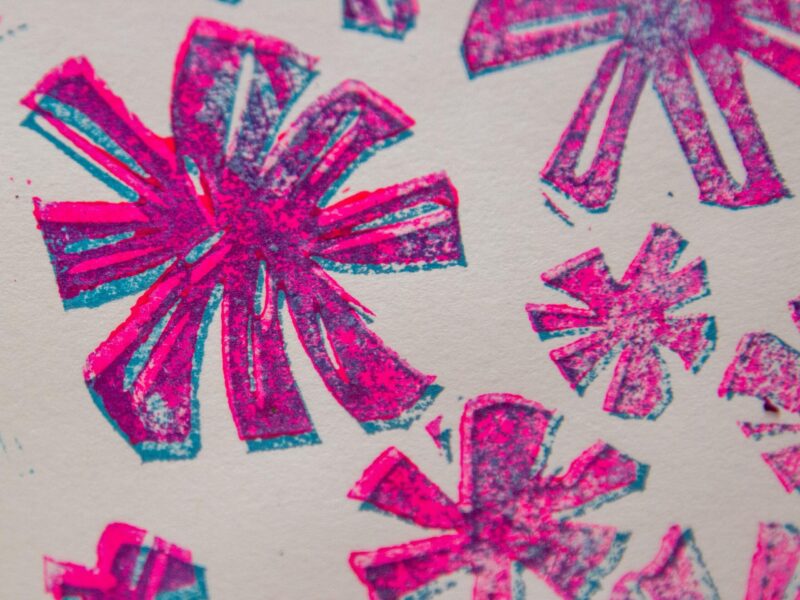 Floral Block Print - Image 3