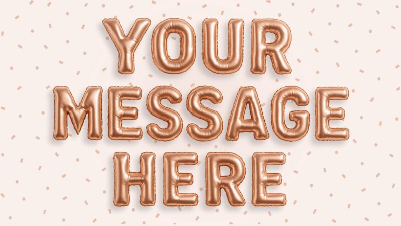 Samsung Frame TV Art | Personalized Happy Birthday TV Frame, Custom Balloon Letter Colors, Custom Art Birthday Party, Digital Download - Image 8