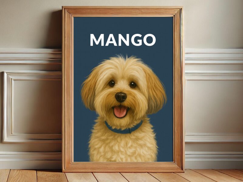 Custom Pet Portrait, Dog Movie Poster, Personalized Cat Poster, Digital Download, Pet Memorial, Gift for Pet Lover