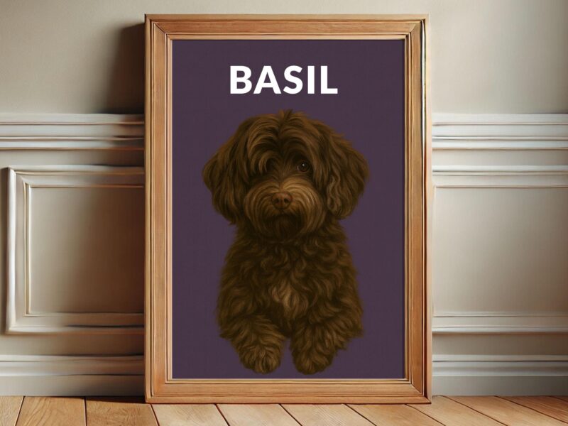 Custom Pet Portrait, Dog Movie Poster, Personalized Cat Poster, Digital Download, Pet Memorial, Gift for Pet Lover - Image 2